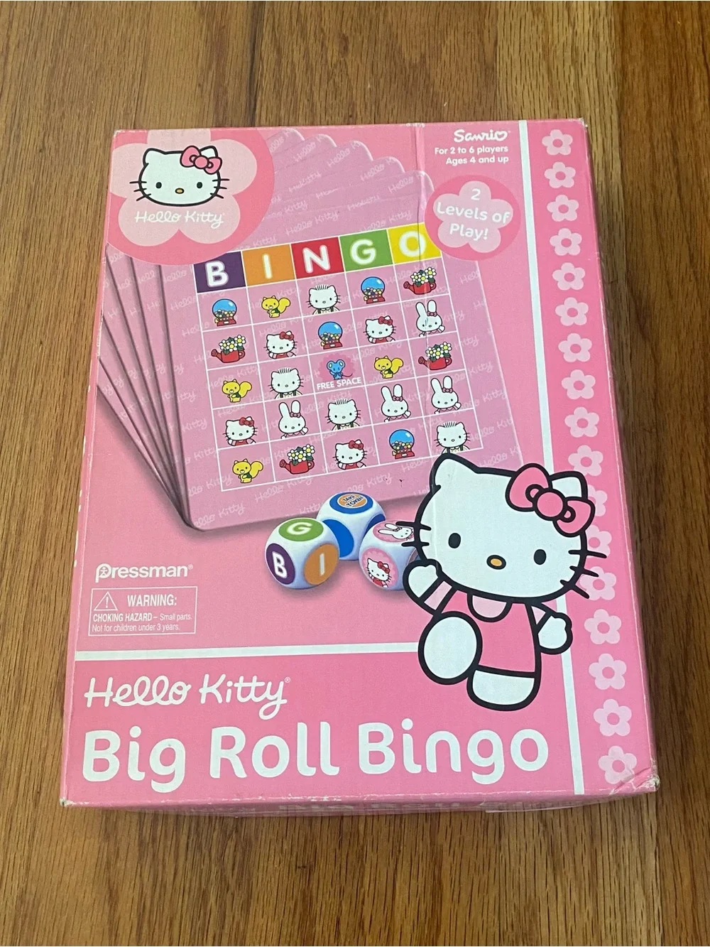 Sanrio Hello Kitty Pink Bingo Party Game Set